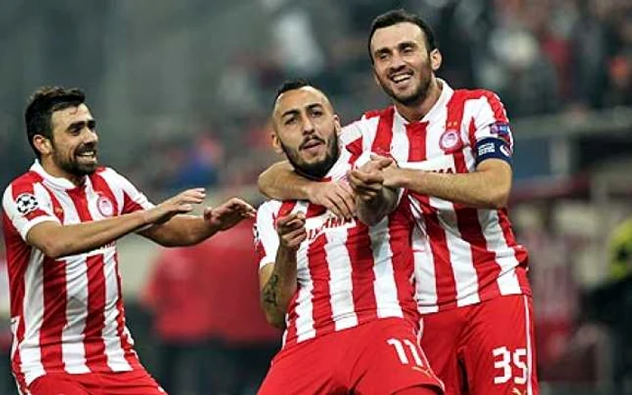 Olympiakos, ocupanta primului loc în Super League FOTO Louisa Gouliamaki/AFP/Getty Images