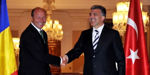 Preşedintele Băsescu şi omologul turc, Abdullah Gul