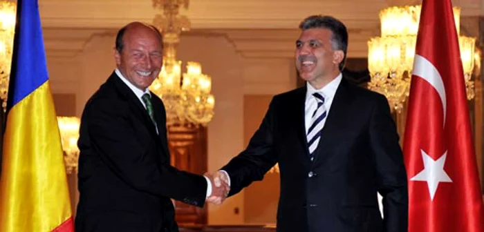 Preşedintele Băsescu şi omologul turc, Abdullah Gul