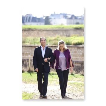 Prințul Guillaume și Prințesa Stéphanie de Luxemburg la 10 ani de mariaj