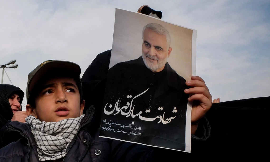 Proteste după uciderea generalului iranian Qassem Soleimani FOTO AFP