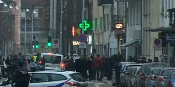 Operatiune a politiei franceze in Neudorf FOTO Captura YouTube