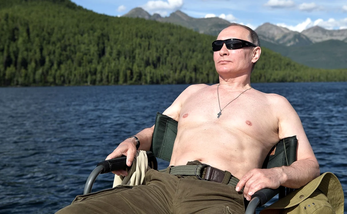 Vladimir Putin în Siberia FOTO TACC
