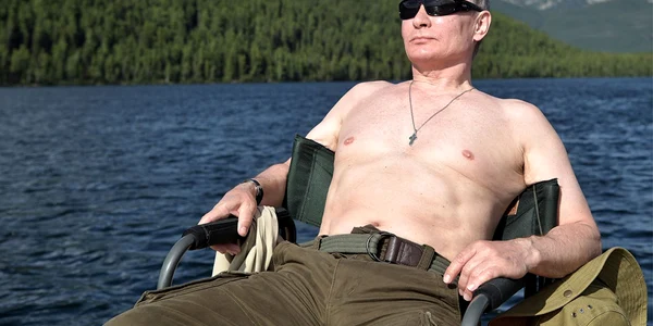 Vladimir Putin în Siberia FOTO TACC