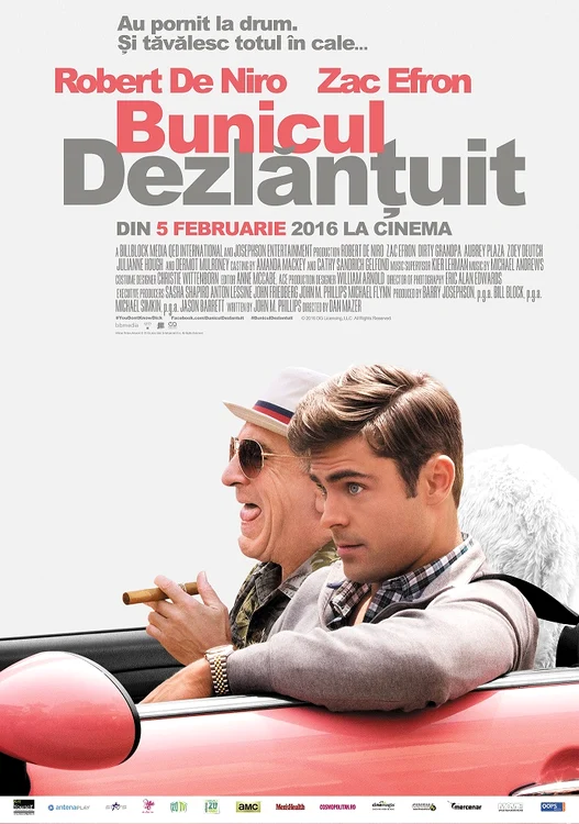 Afişul filmului "Bunicul Dezlănţuit"