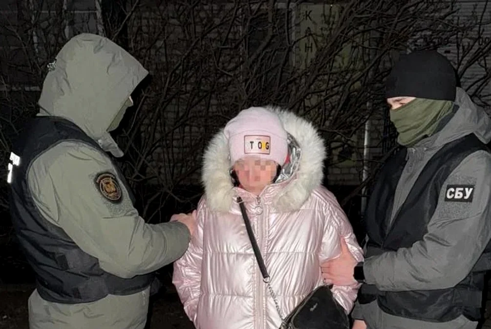 O femeie-spion rus pregătea un dublu atac terorist FOTO: SBU