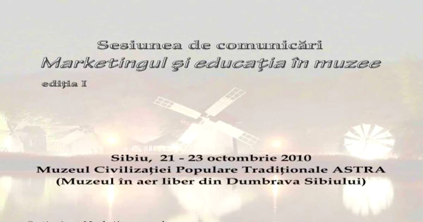 Seminarul are loc la CNM Astra între 21 şi 23 octombrie.