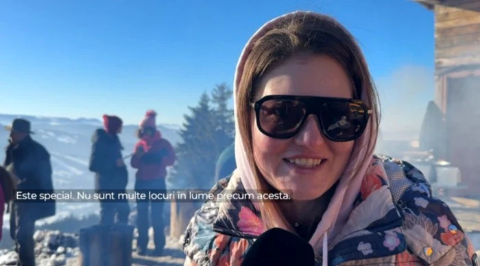 Turista s-a îndrăgostit de România / foto: captura video