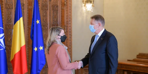 Klaus Iohannis si Melanie Joly FOTO Presidency