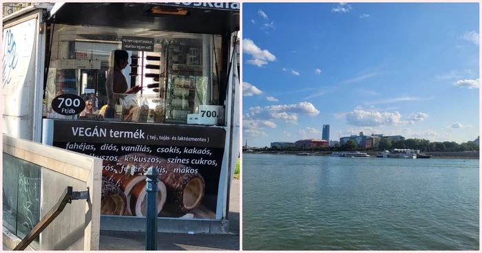 Cozonac secuiesc pe malul Dunării, în Budapesta, la 9 lei. FOTO: Știri de Cluj