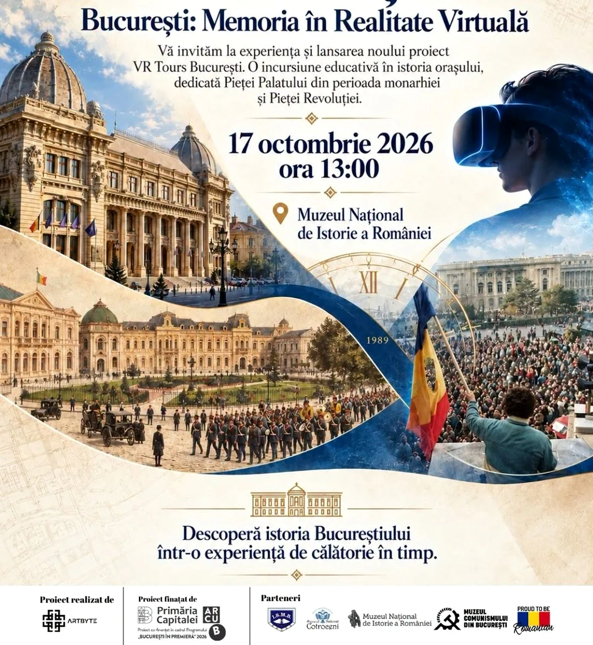 Lansarea proiectului „București: Memoria în Realitate Virtuală”