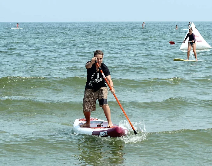 La Mamaia s-a  organizat un  concurs de  caiac atipic