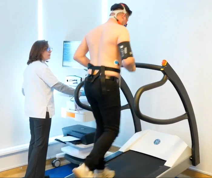 Test de efort cardiopulmonar FOTO: SANADOR