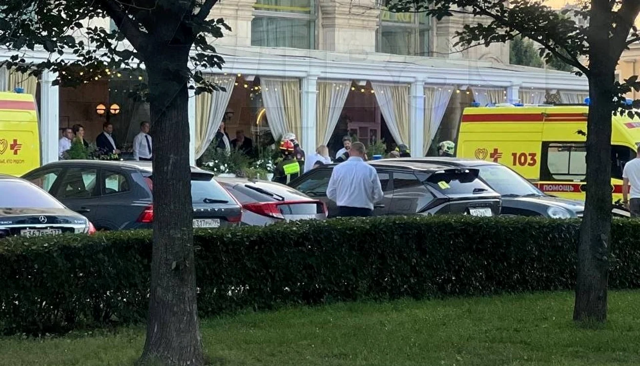 Restaurantul Balzi Rossi din Moscova unde a avut loc explozia/FOTO: X