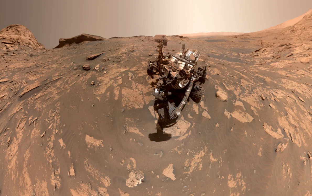 Roverul Curiosity a surprins imagini cu un obiect ce seamănă cu un coral / Sursa foto: Profimedia