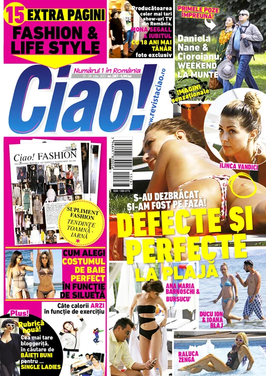 Reista Ciao a publicat primele imagini cu Daniela Nane și Adrian Cioroianu