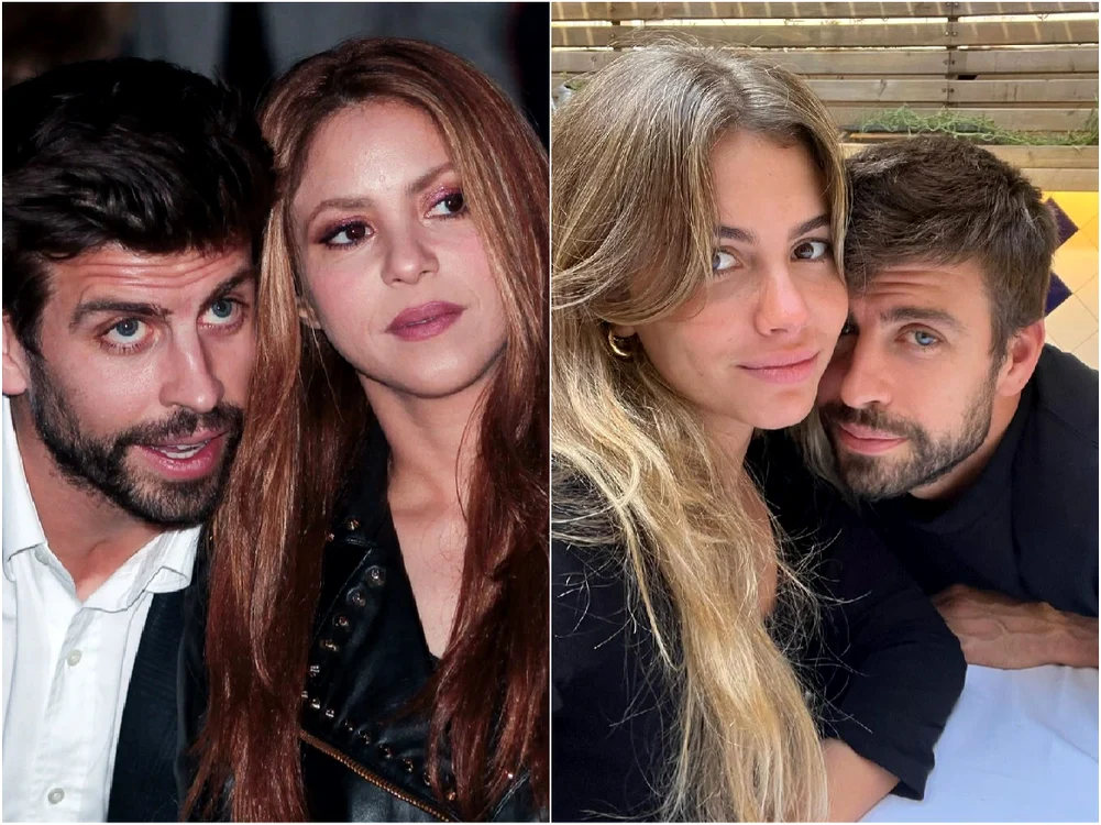 Gerard Pique, Shakira și Clara Chia Marti Foto: Colaj