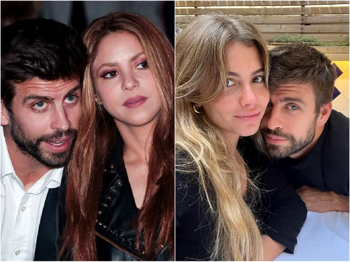 Gerard Pique, Shakira și Clara Chia Marti Foto: Colaj