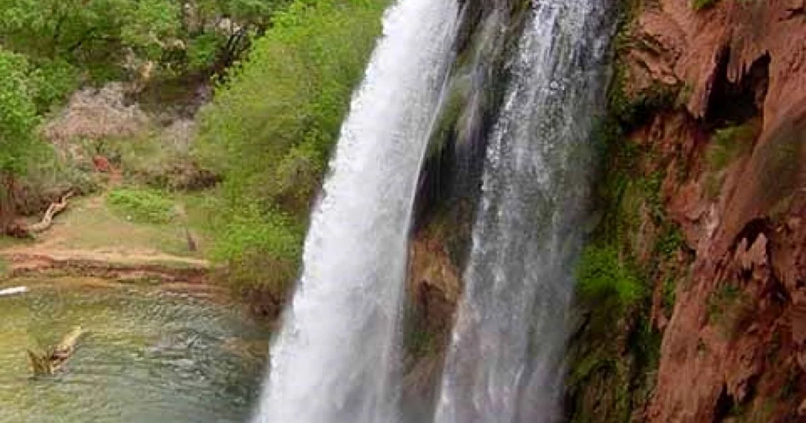 Cascadele din satul Supai - Grand Canyon SUA Foto nps gov