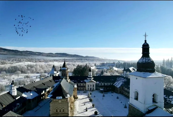 Mănăstirea Neamț FOTO Captură video Vasilică Harpa