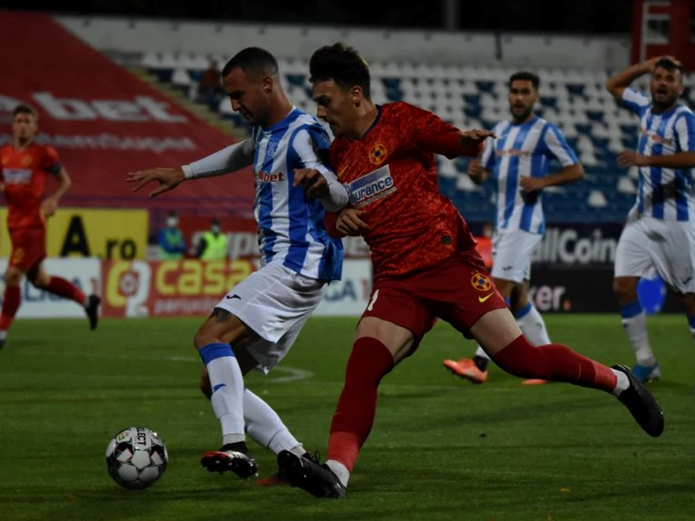 Istrate a deschis scorul pentru FCSB, dar a fost înlocuit în minutul 25FOTO: Sportpictures.eu