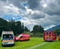Intervenția este în dinamică pentru salvarea celor 4 alpiniști. FOTO: ISU Prahova