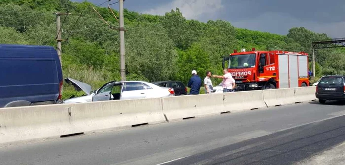 Accident rutier. FOTO: Daniel Guţă. ADEVĂRUL.