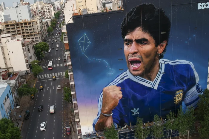 Maradona a fost divinizat în Argentina (Foto: EPAImages)