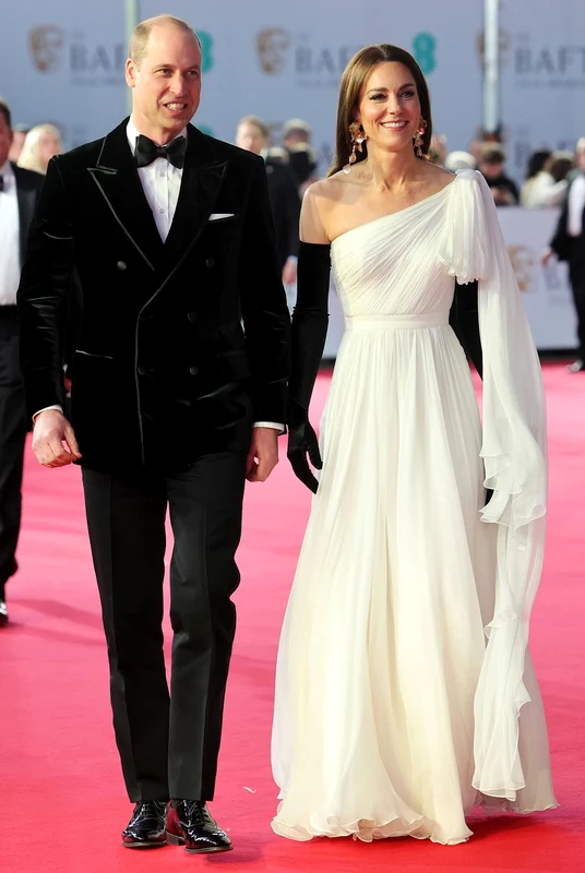 Kate Middleton și Prințul William la Premiile BAFTA 2023