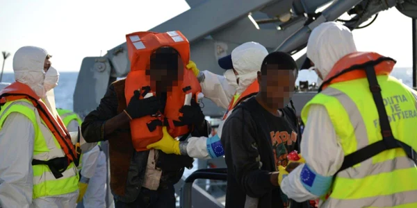 migranti prinsi de politia de frontiera FOTO PFR