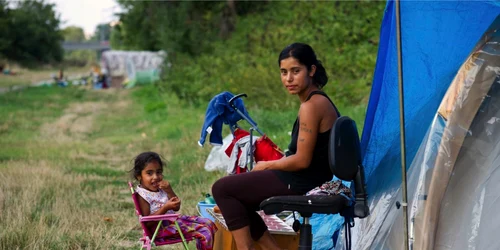 Romi Tigani Tabere Imigranti FOTO Reuters