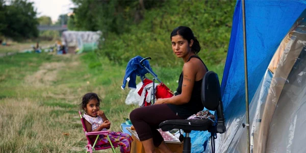 Romi Tigani Tabere Imigranti FOTO Reuters