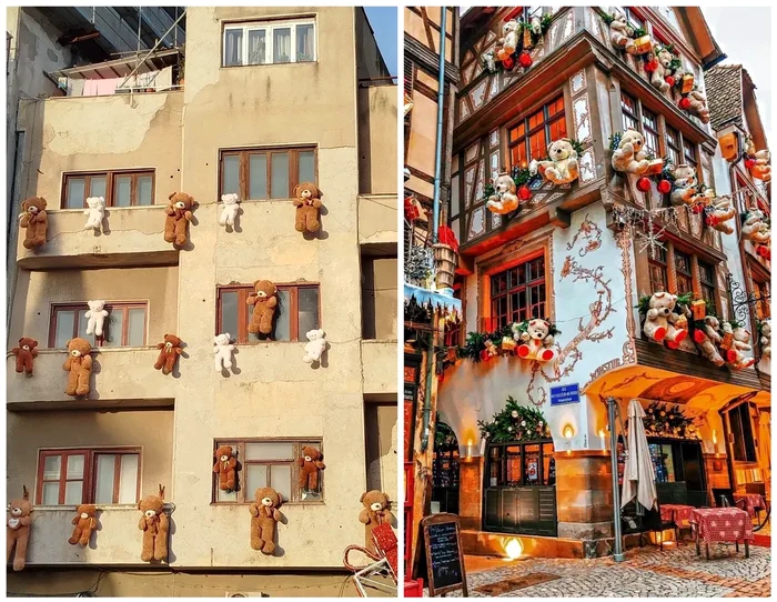 Constanța versus Strasbourg. Sursă foto: Facebook (Grupul de Inițiativă Civică Peninsula), Instagram