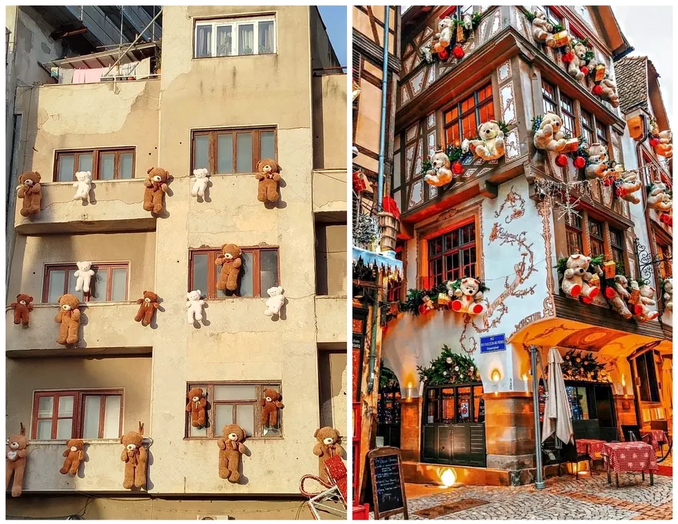 Constanța versus Strasbourg. Sursă foto: Facebook (Grupul de Inițiativă Civică Peninsula), Instagram