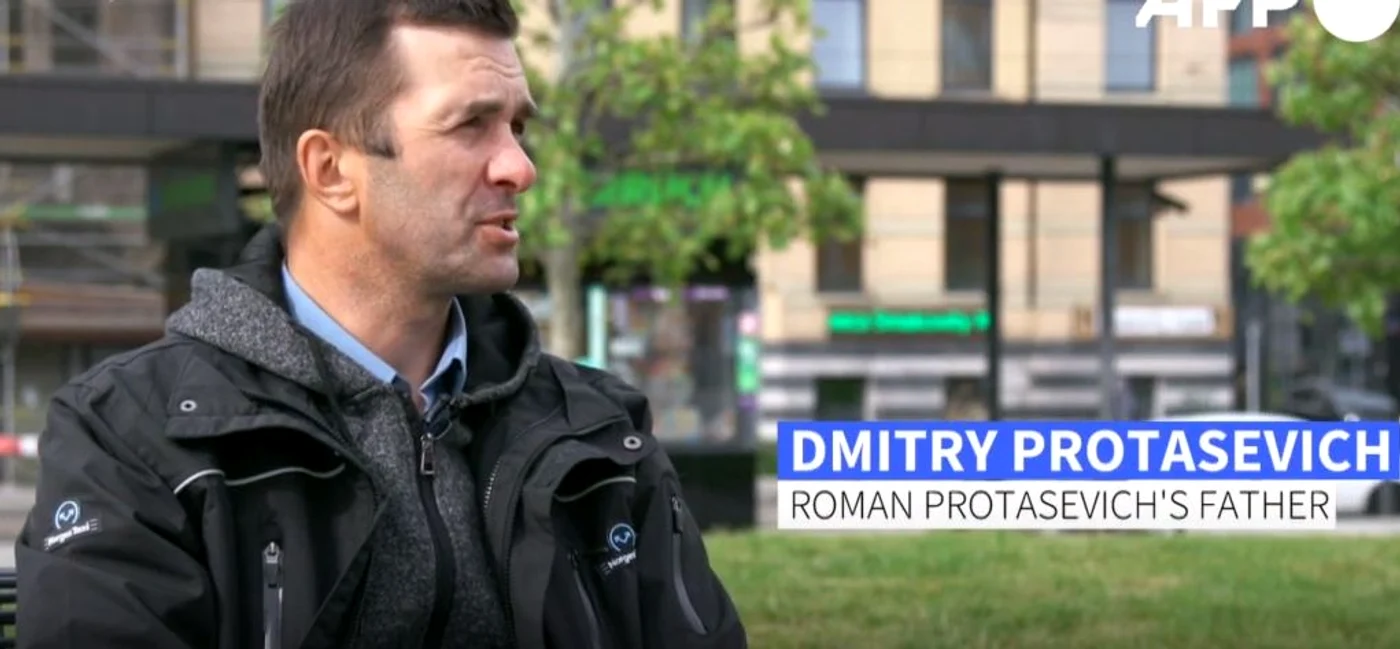 Tatăl lui Roman, Dmitri ProtasevciFoto: captură video Youtube