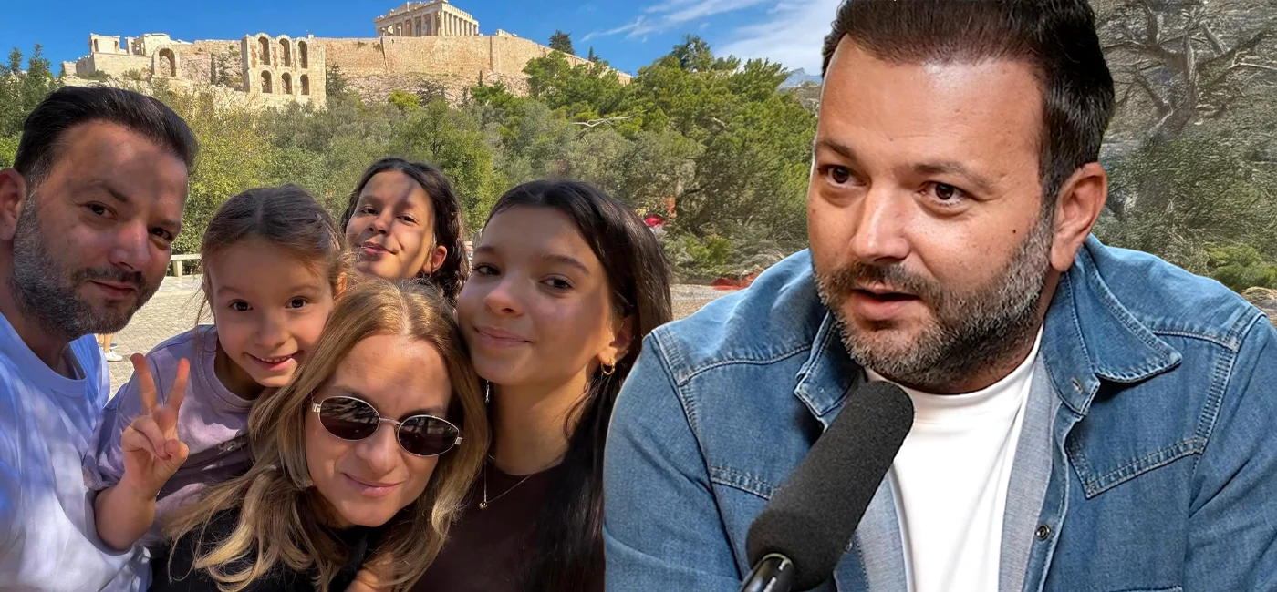 Mihai Morar și familia lui. 