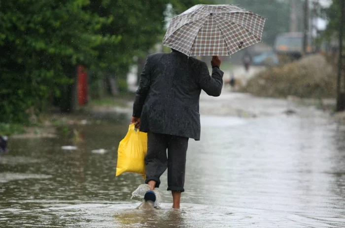 În județul Olt, riscul de inundații rămâne crescut