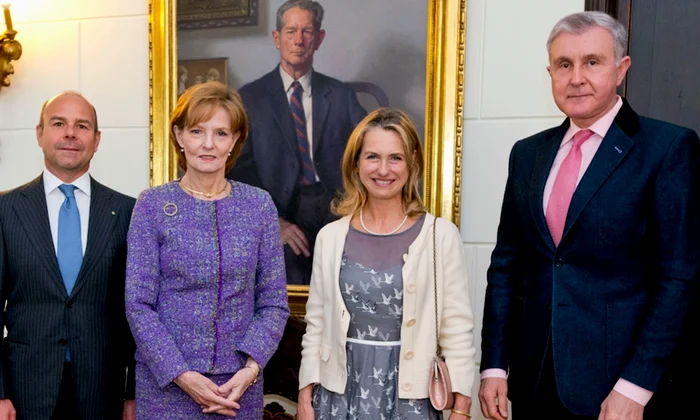 Majestatea Sa Margareta și Principele Radu cu Alfredo Durante Mangoni, ambasadorul Italiei la Bucuresti, 2025   Daniel Angelescu, Casa Majestății Sale (2) jpeg