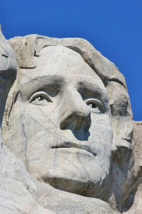 Head of Thomas Jefferson at Mount Rushmore jpg jpeg