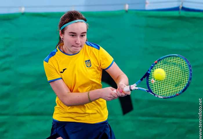 Daria Snigur, promițătoare pe când era la juniori. FOTO: tennisfoto.net