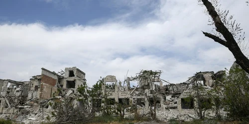 Scoala distrusa in regiunea Herson FOTO Profimedia