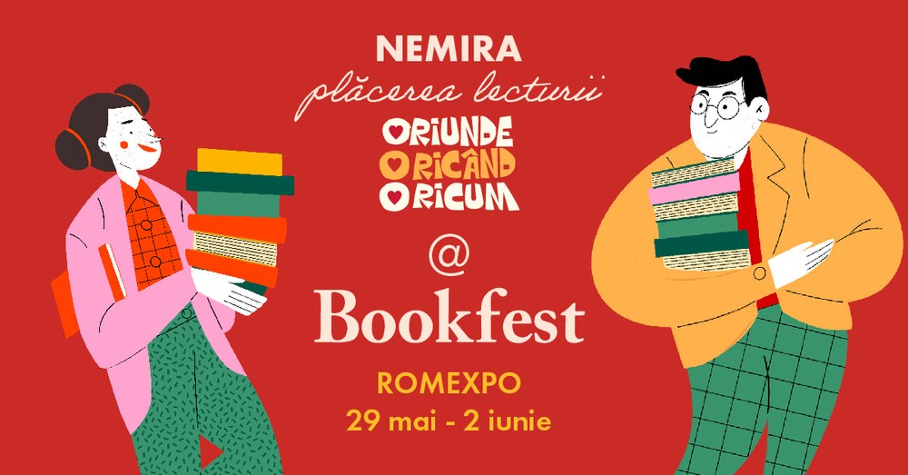 Nemira, NEZUMI și NEMI vin la Bookfest cu noutăți, oferte speciale și titlurile perfecte de vacanță