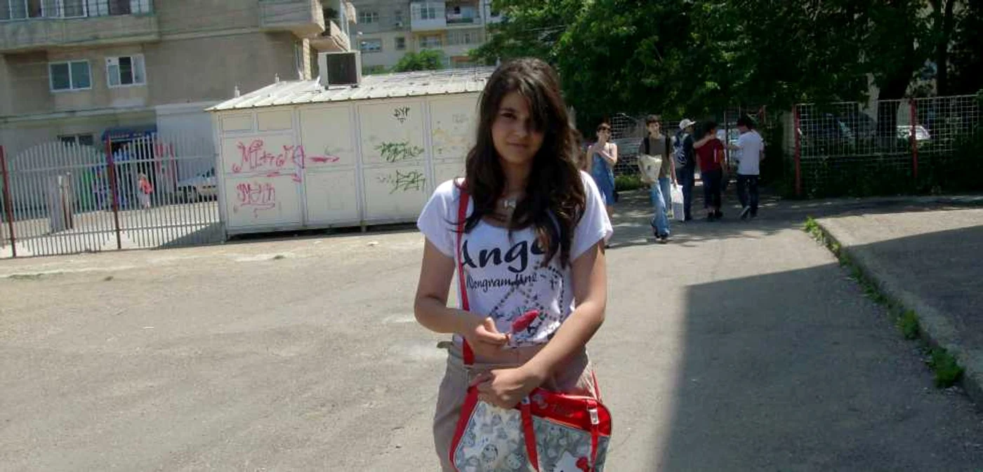 Andra Bâşcă, una dintre elevele care apelează la consiliere psihologică.