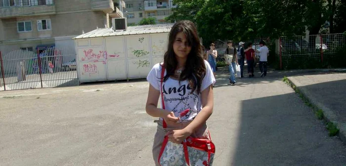 Andra Bâşcă, una dintre elevele care apelează la consiliere psihologică.