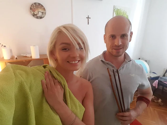 Maria Constantin, alături de specialistul Dănuţ Bujor