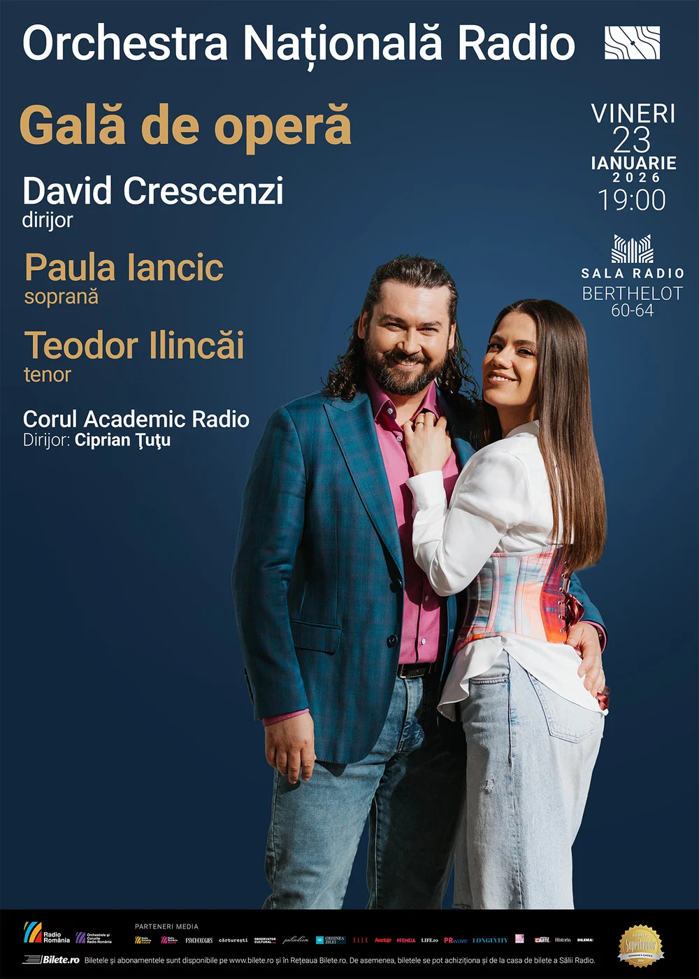 Seară concertantă de operă italiană