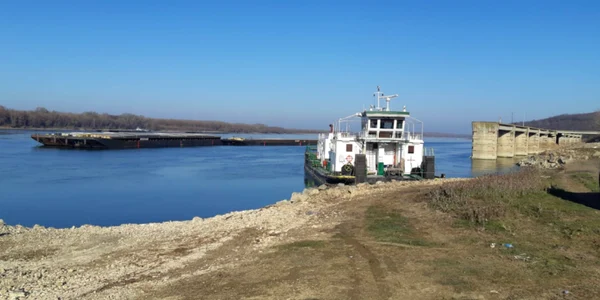 Căutări marinar căzut de pe barjă în Dunăre Sursa ISU Constanţa