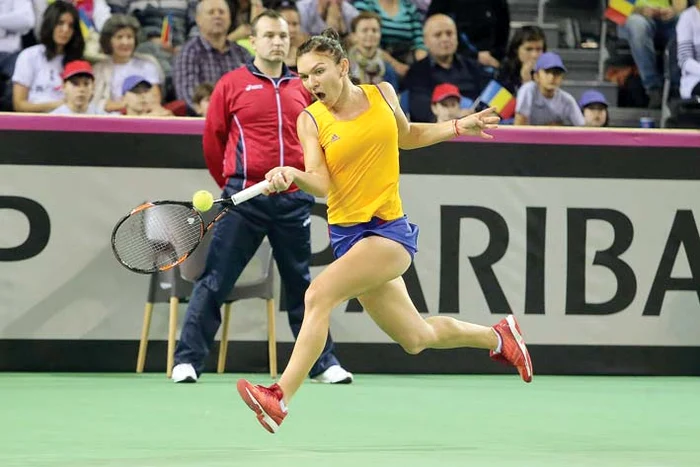 Simona Halep a cedat fizic în setul decisiv