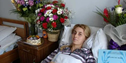 Tănăra şi-a sărbătorit ziua de naştere în spital