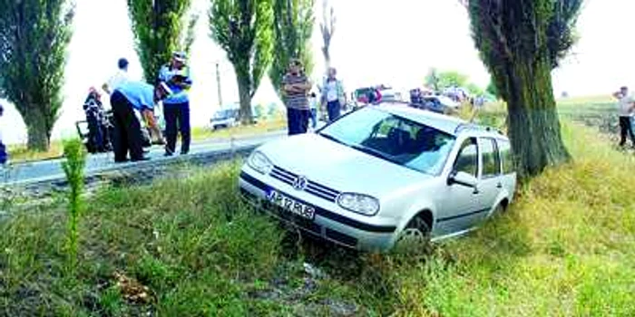 Arad: ORAŞUL PE SCURT / Cu maşina în copac